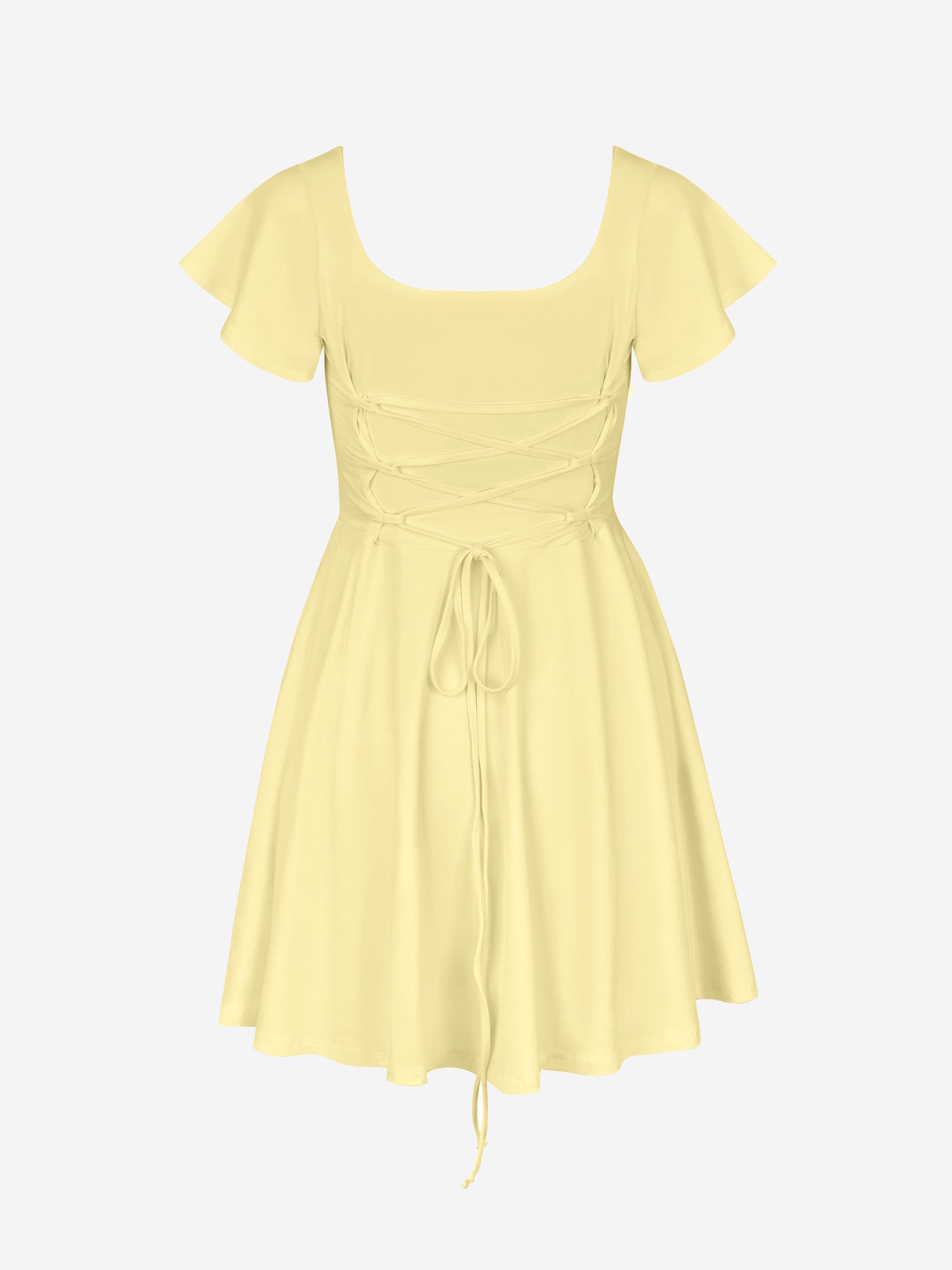 Classic Skort Kleid Ivy - Pastellgelb