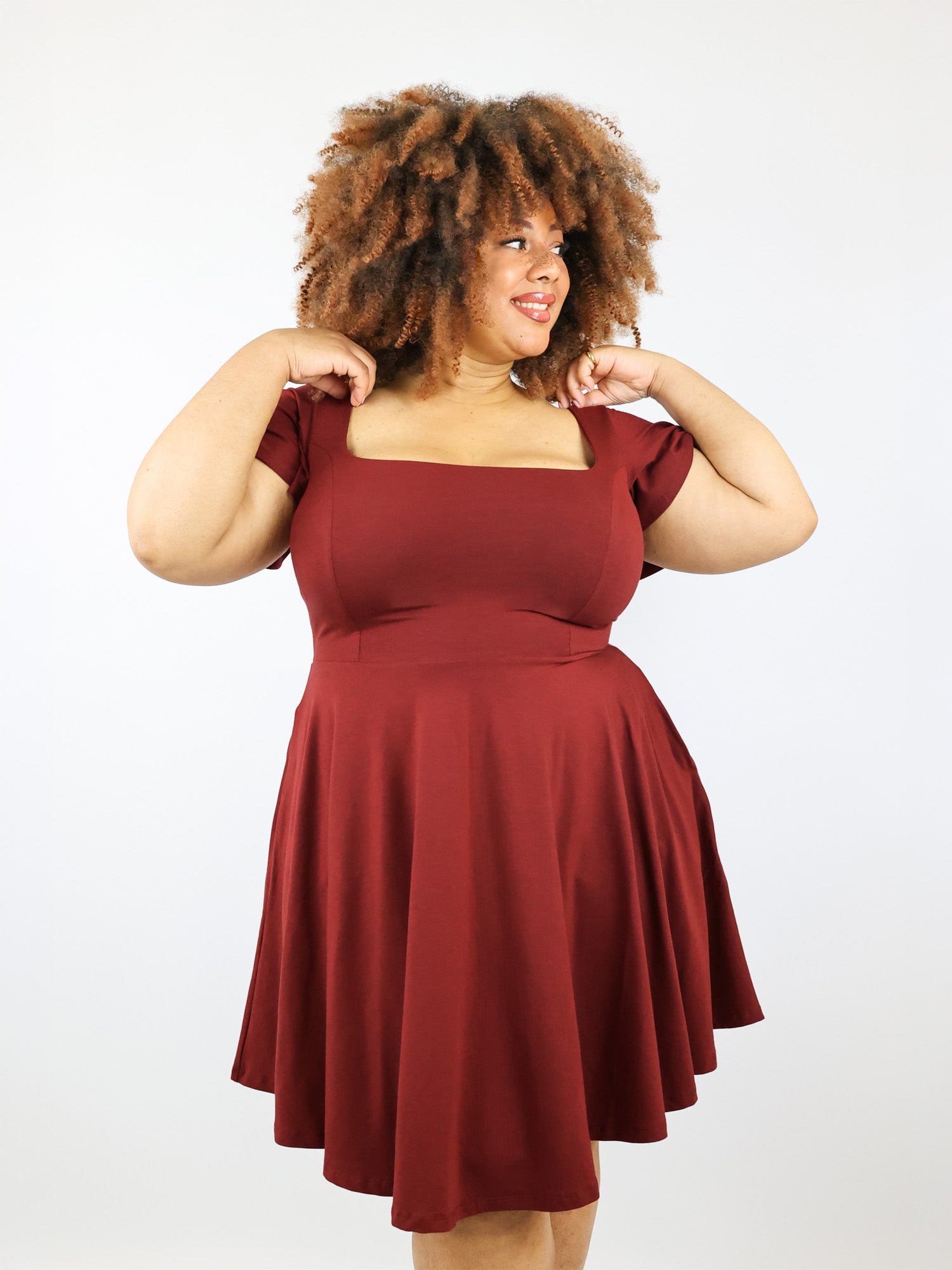 Classic Skort Kleid Ivy - Bordeaux