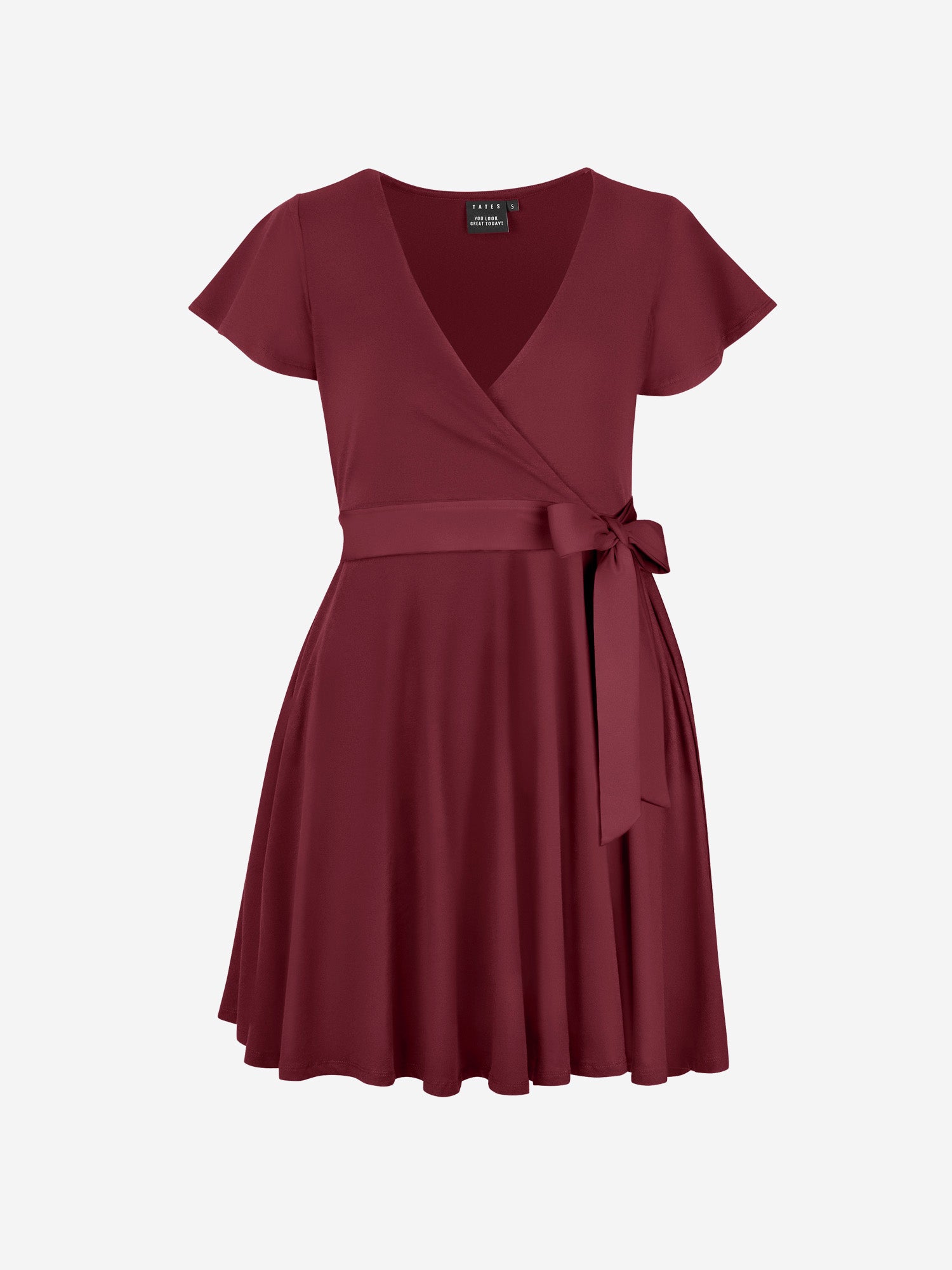 Classic Wickelkleid Carina - Plum