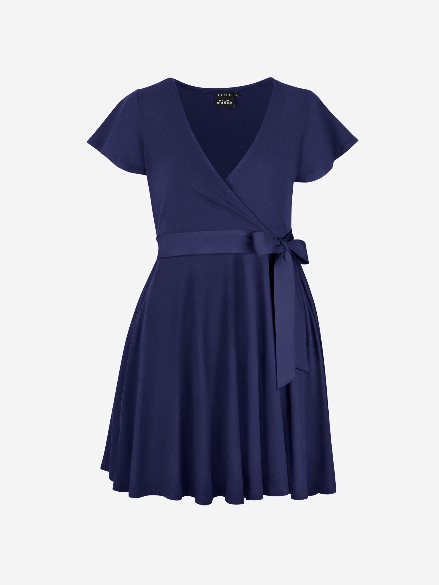 Classic Wickelkleid Carina - Midnight Blue