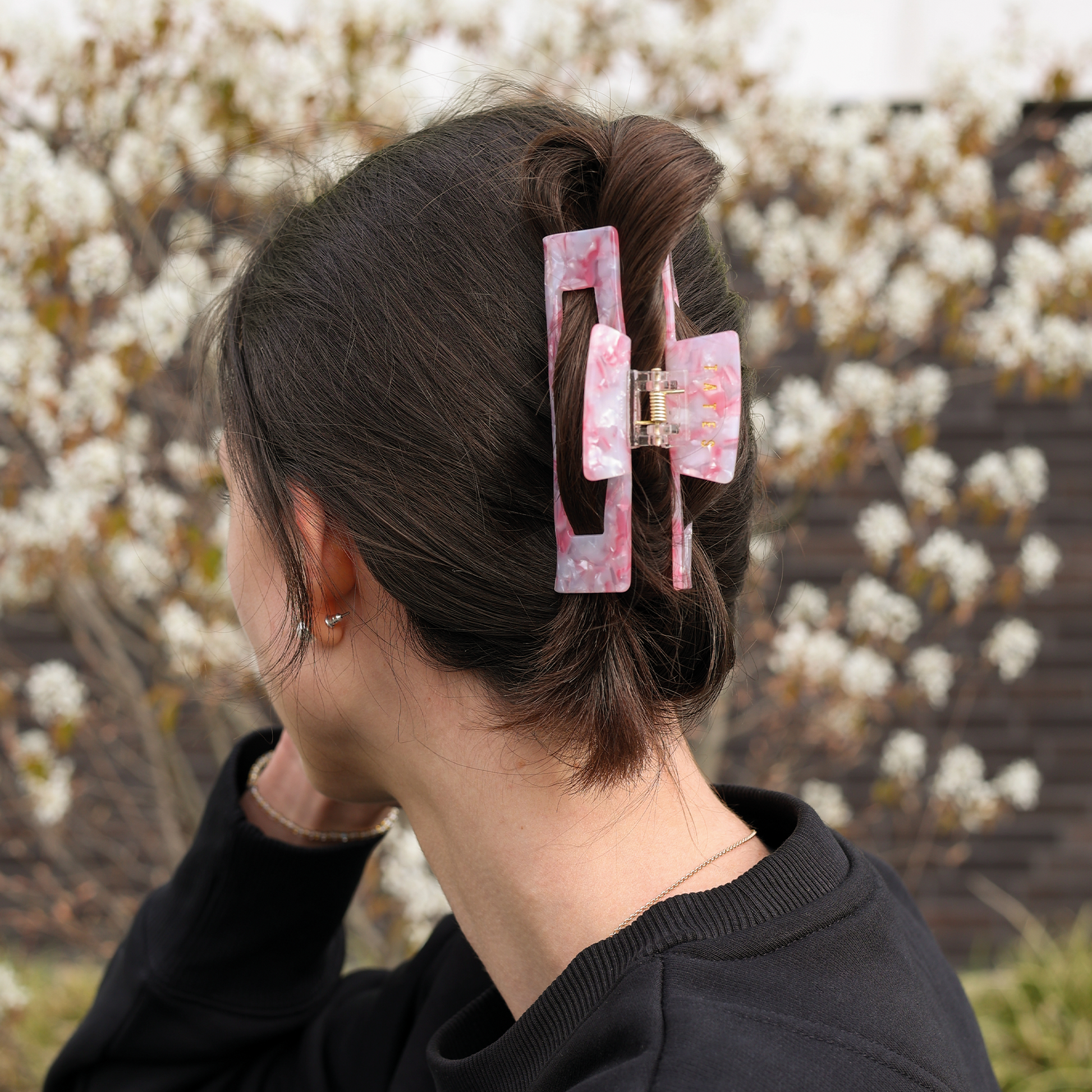 Flamingo Haarklammer midi