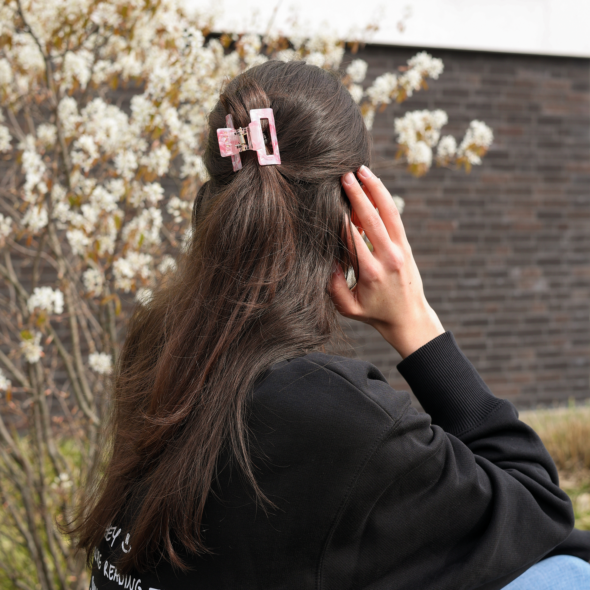 Flamingo Haarklammer mini