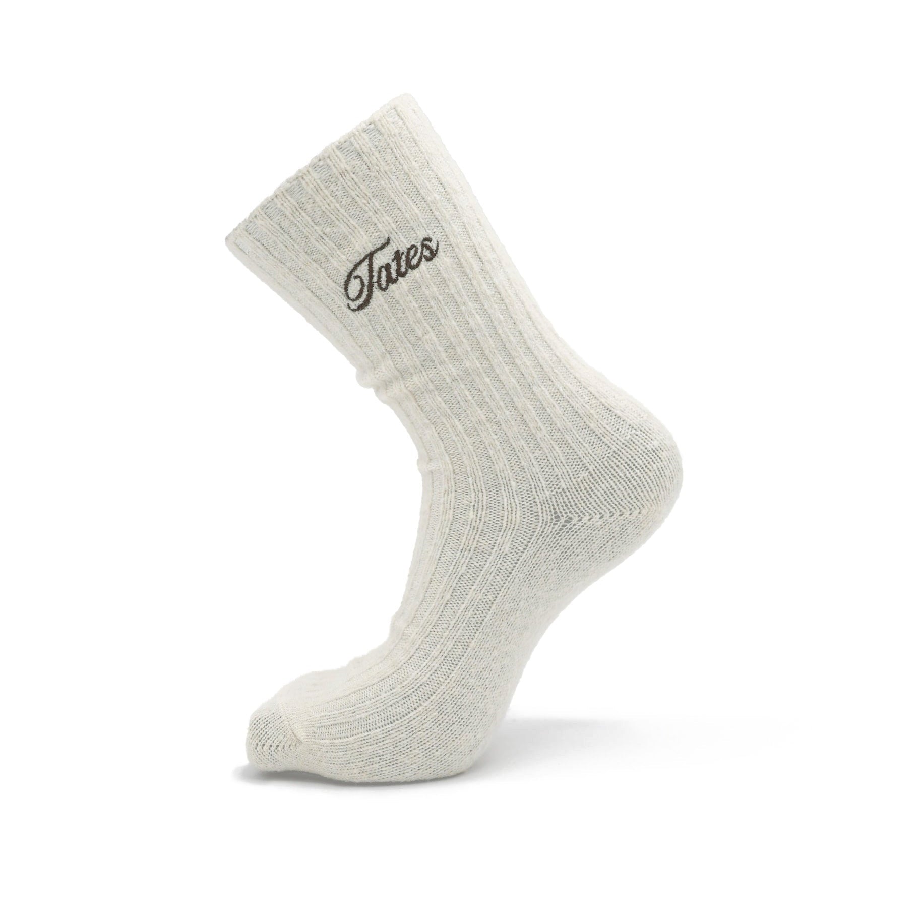 Wollmix Socken – Cream