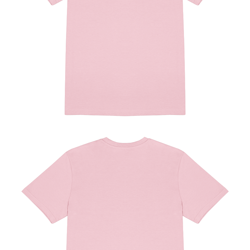 Basic (Build your own) T-Shirt Kräftige Farben – Rosa