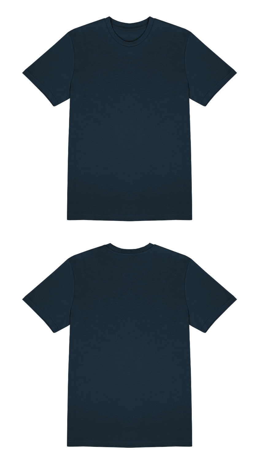 Basic (Build your own) T-Shirt Klassische Farben – French navy