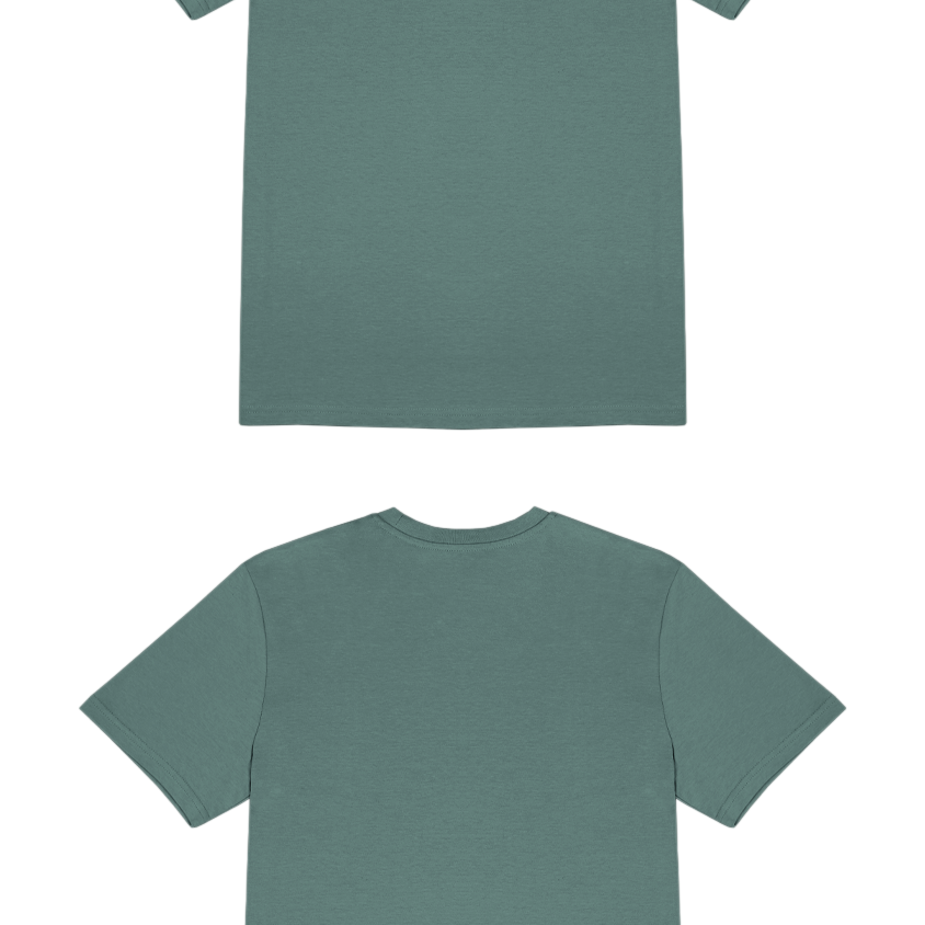 Basic (Build your own) T-Shirt Klassische Farben – Soft green