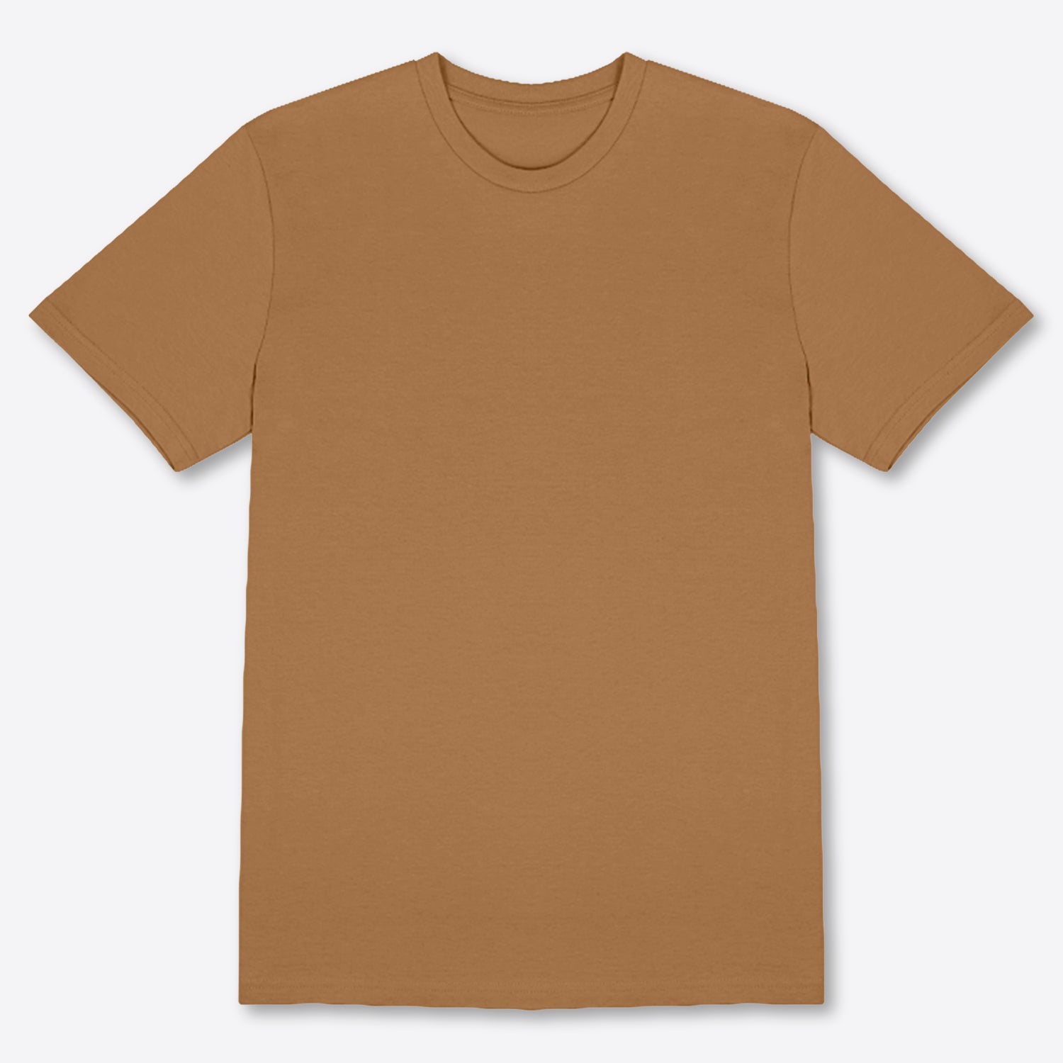Basic (Build your own) T-Shirt Kräftige Farben – Coffee