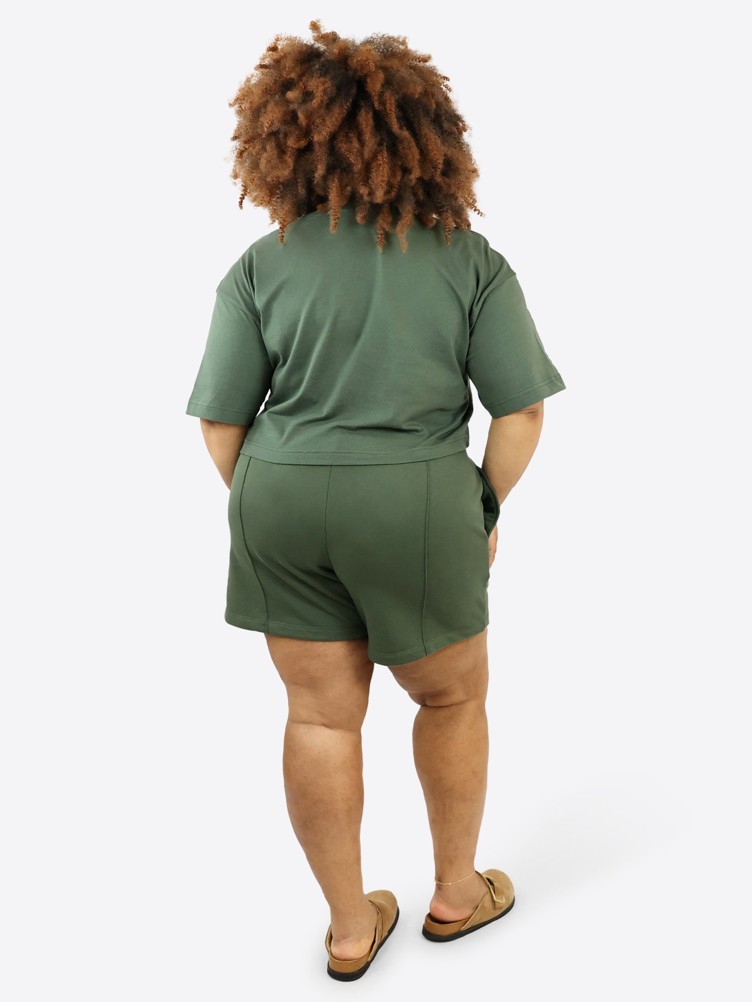 Crop T-Shirt – Olive