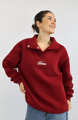 Verstellbarer Crop Sweater