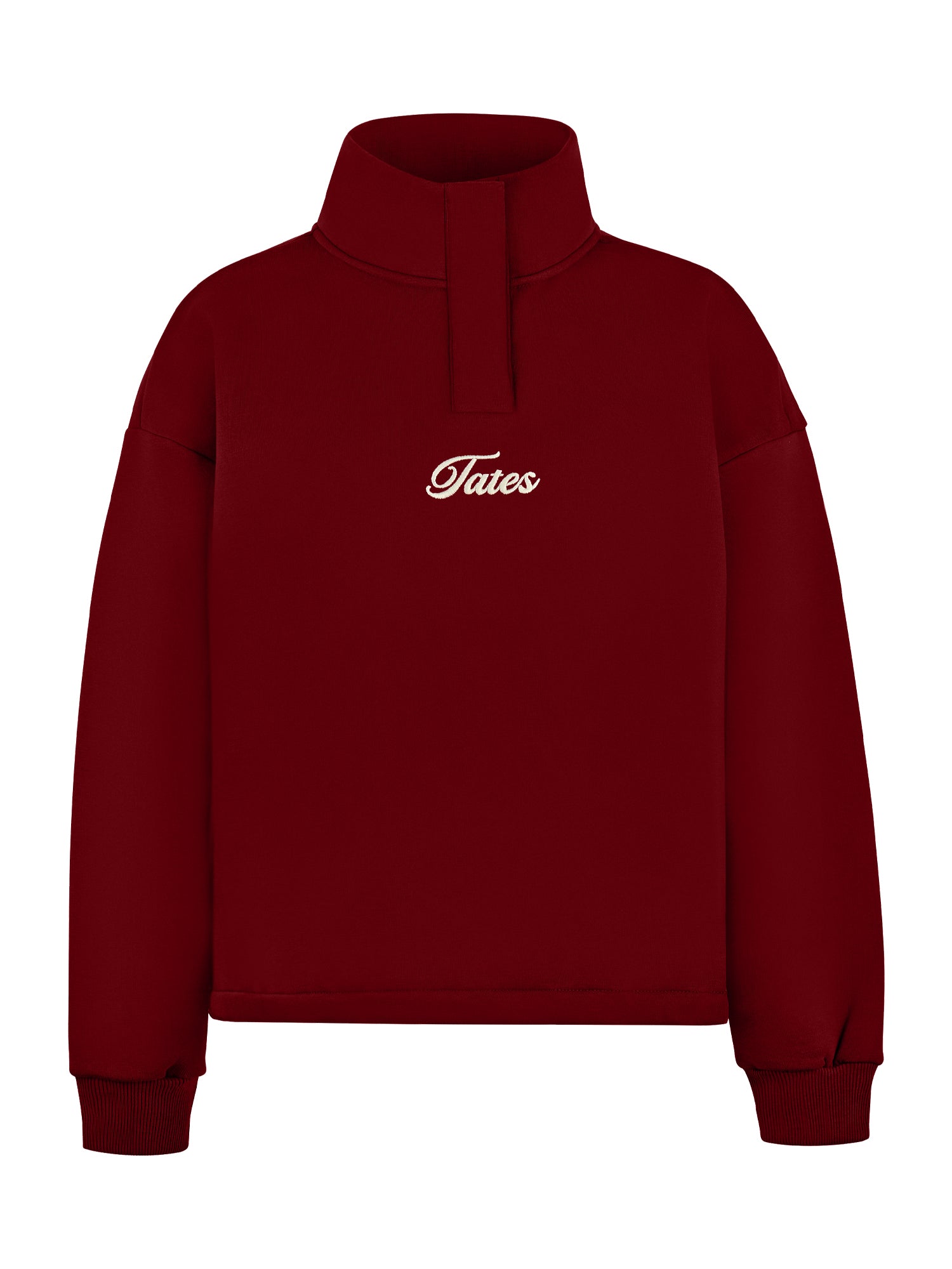 Verstellbarer Crop Sweater – Cranberry