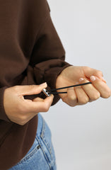 Verstellbarer Crop Sweater