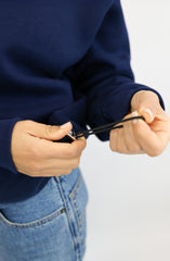 Verstellbarer Crop Sweater