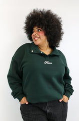 Verstellbarer Crop Sweater