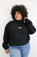 Verstellbarer Crop Sweater