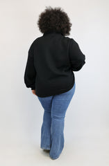 Verstellbarer Crop Sweater