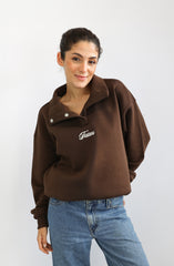 Verstellbarer Crop Sweater