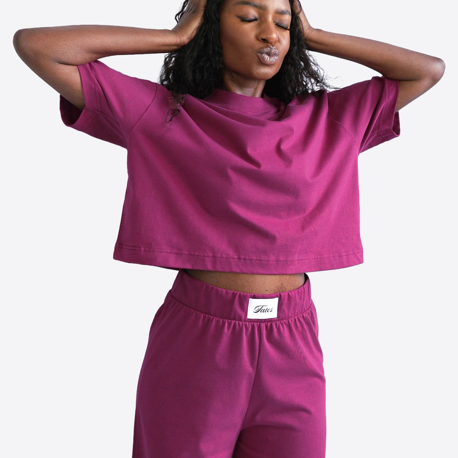 Crop T-Shirt – Berry