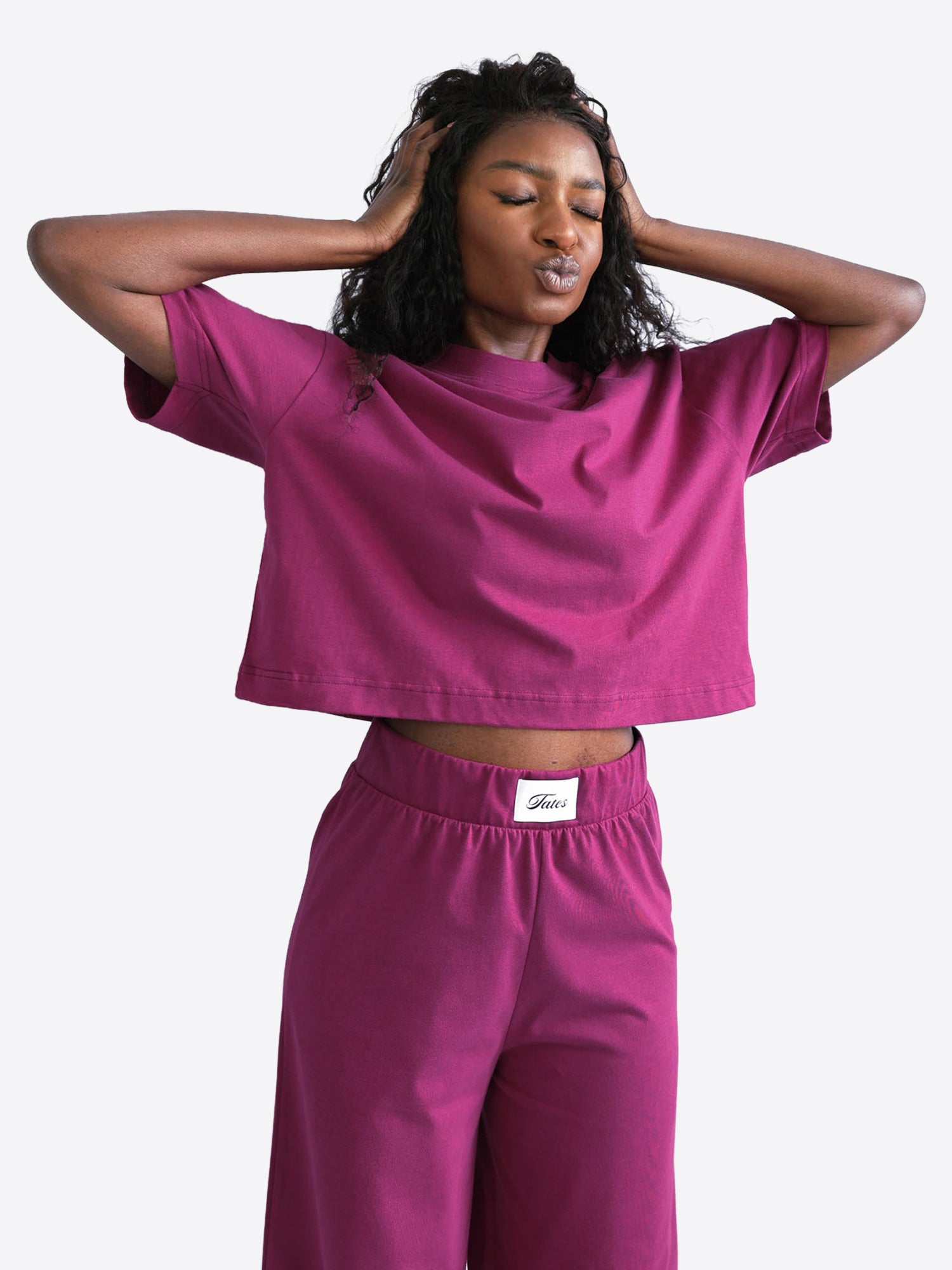 Crop T-Shirt – Berry