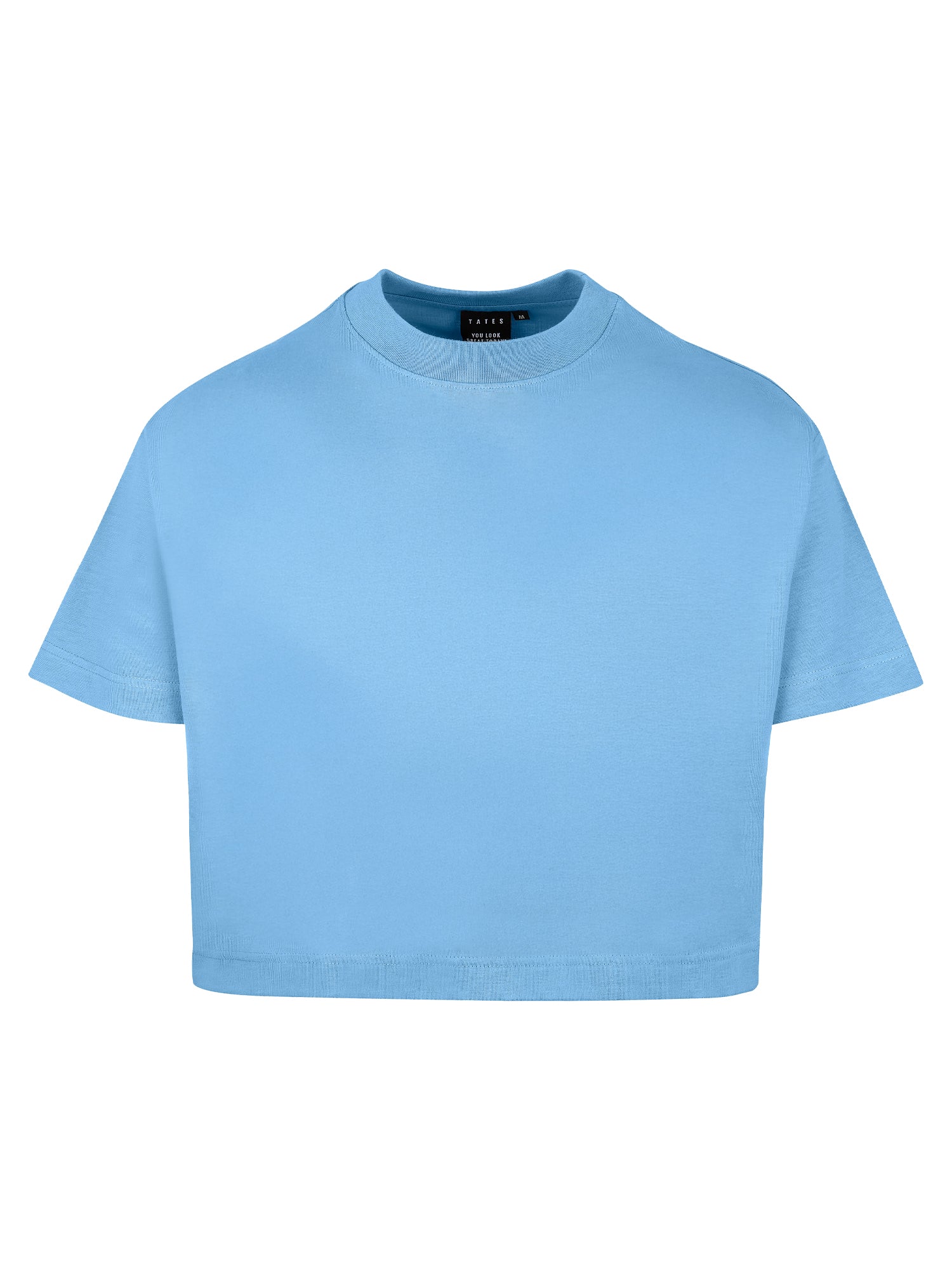 Crop T-Shirt – Dusty Blue