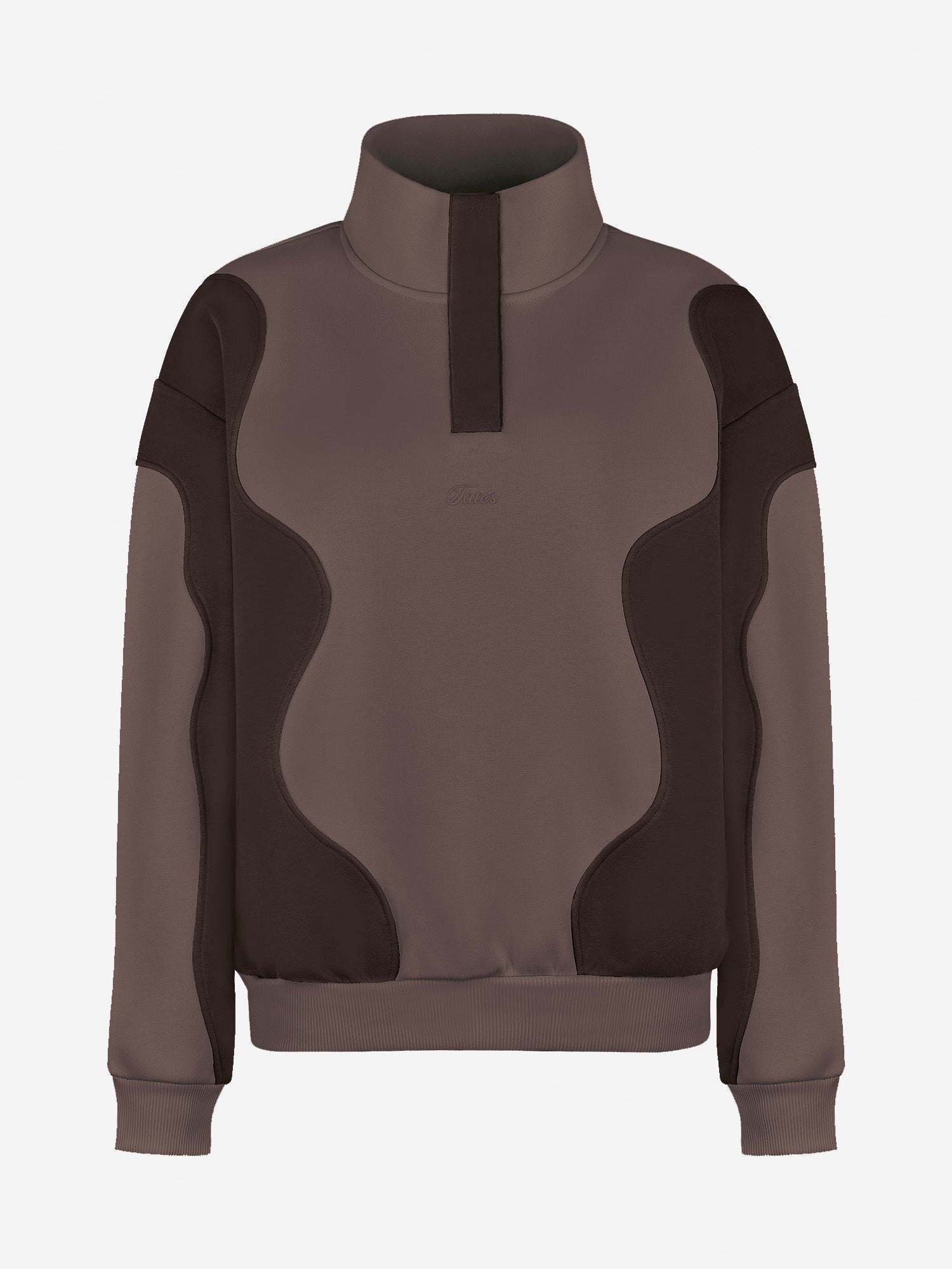 Duo Color Sweater - Dark Chocolate/Coffee
