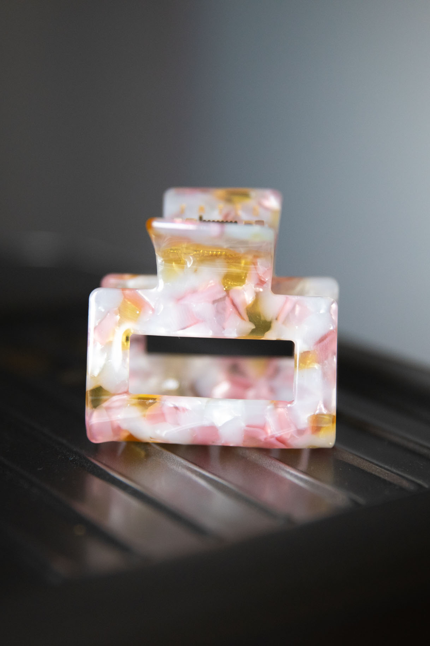 Dusty rose Haarklammer mini