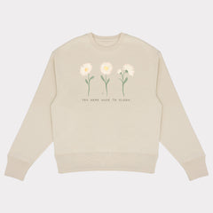 Sweater (Oversized) "Birthflower April"