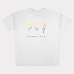 T-Shirt (Oversized) "Birthflower April"