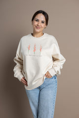 Sweater (Oversized) "Birthflower August"