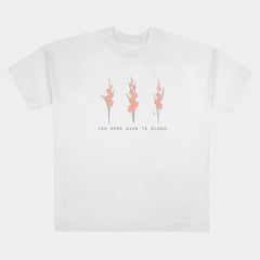 T-Shirt (Oversized) "Birthflower August"