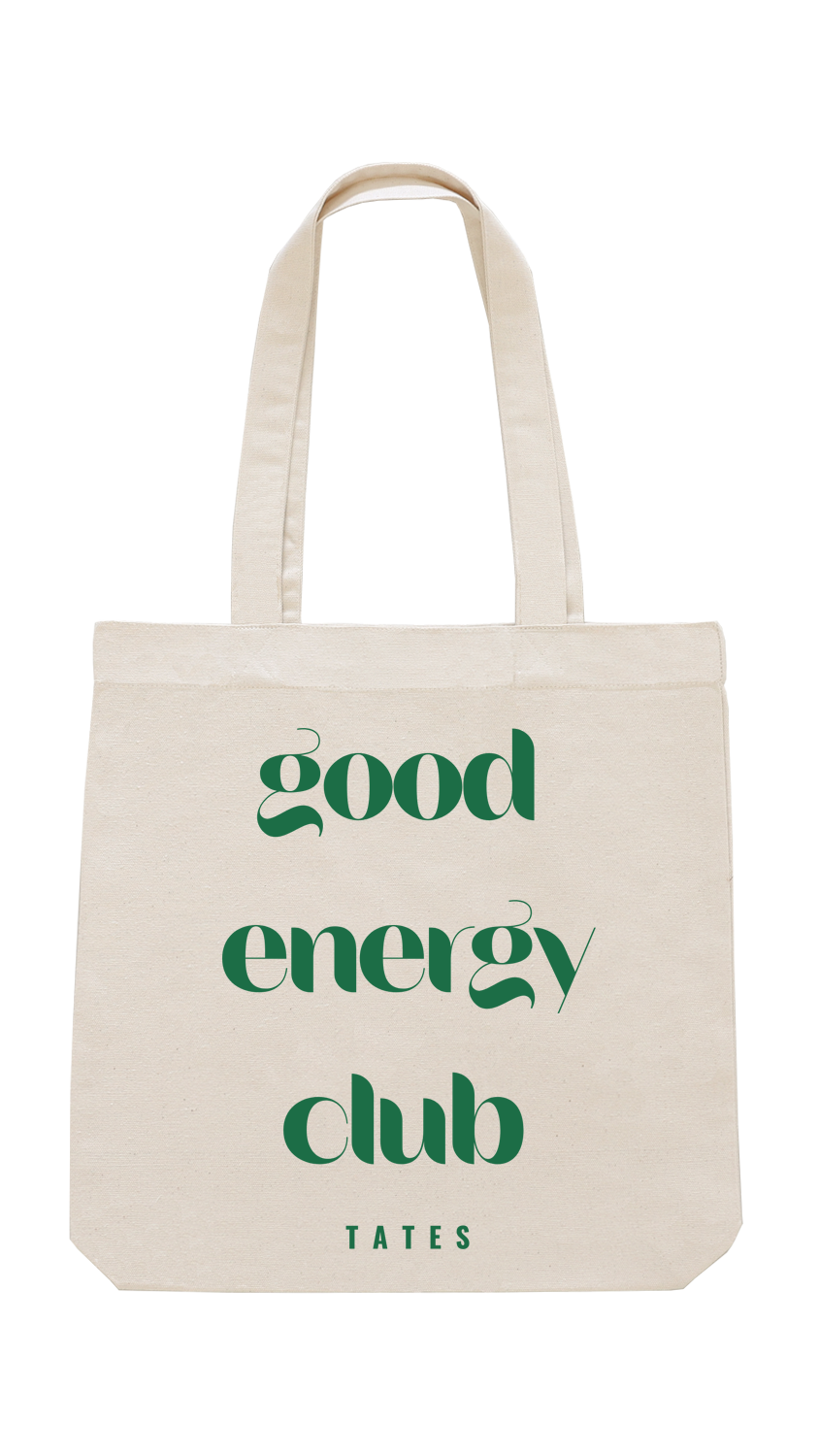 Tote bag "Good energy club"