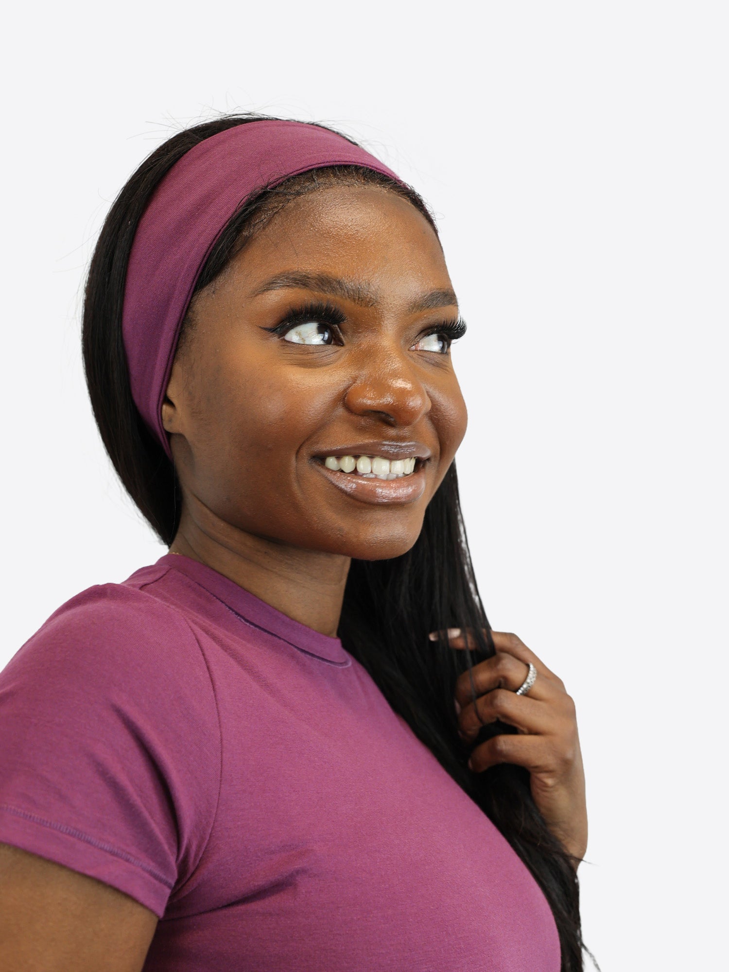 Haarband – Aubergine