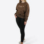 Regular Waistband Sweater Chocolate – "Hello Fall" Stick