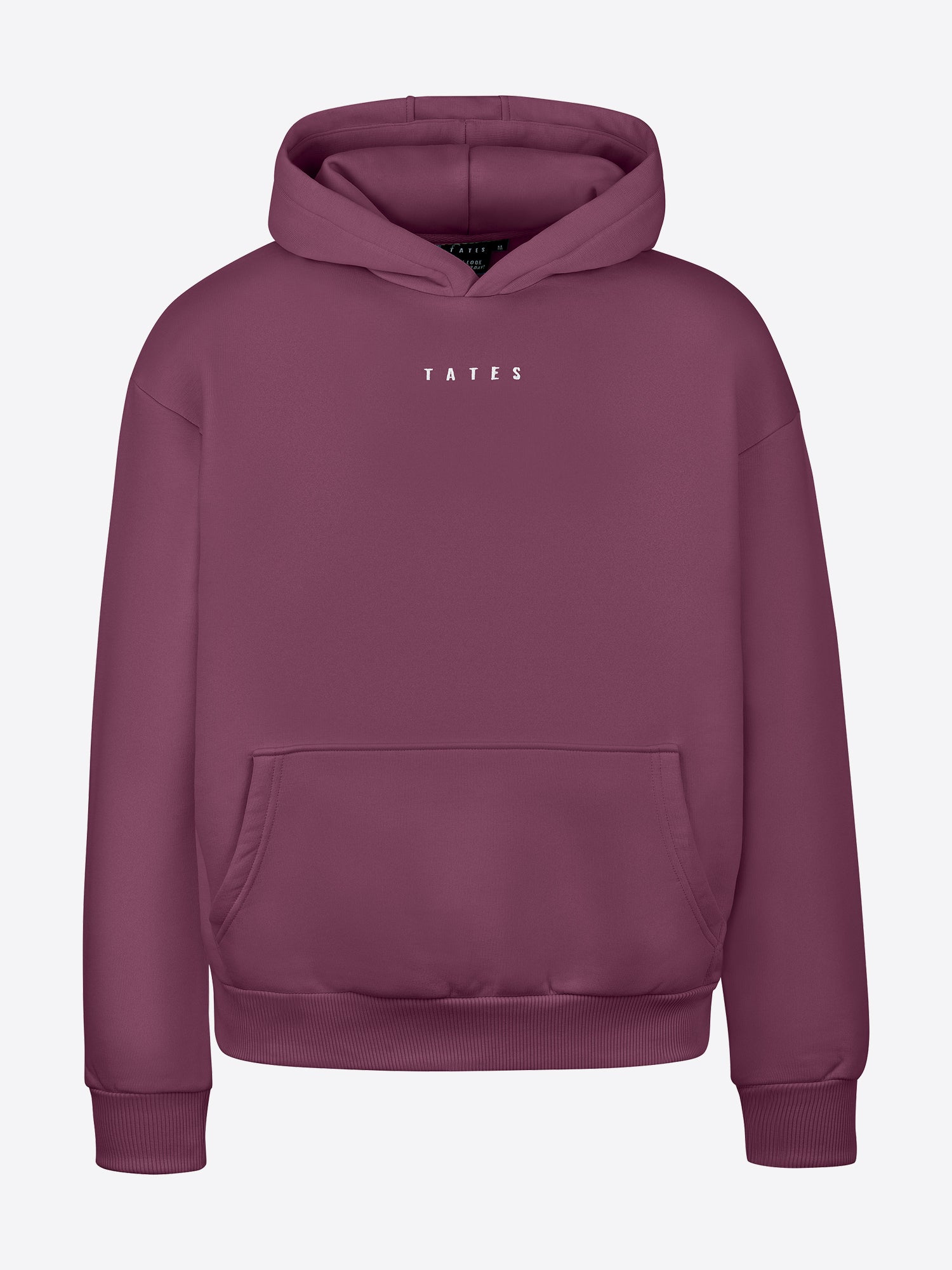 Wide Waistband Hoodie – Aubergine