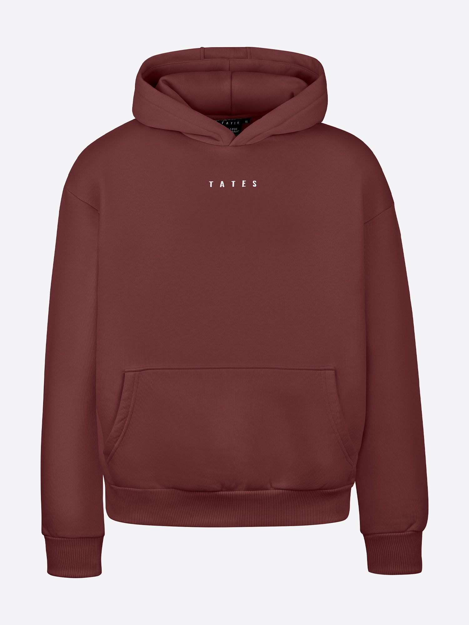 Wide Waistband Hoodie – Bordeaux