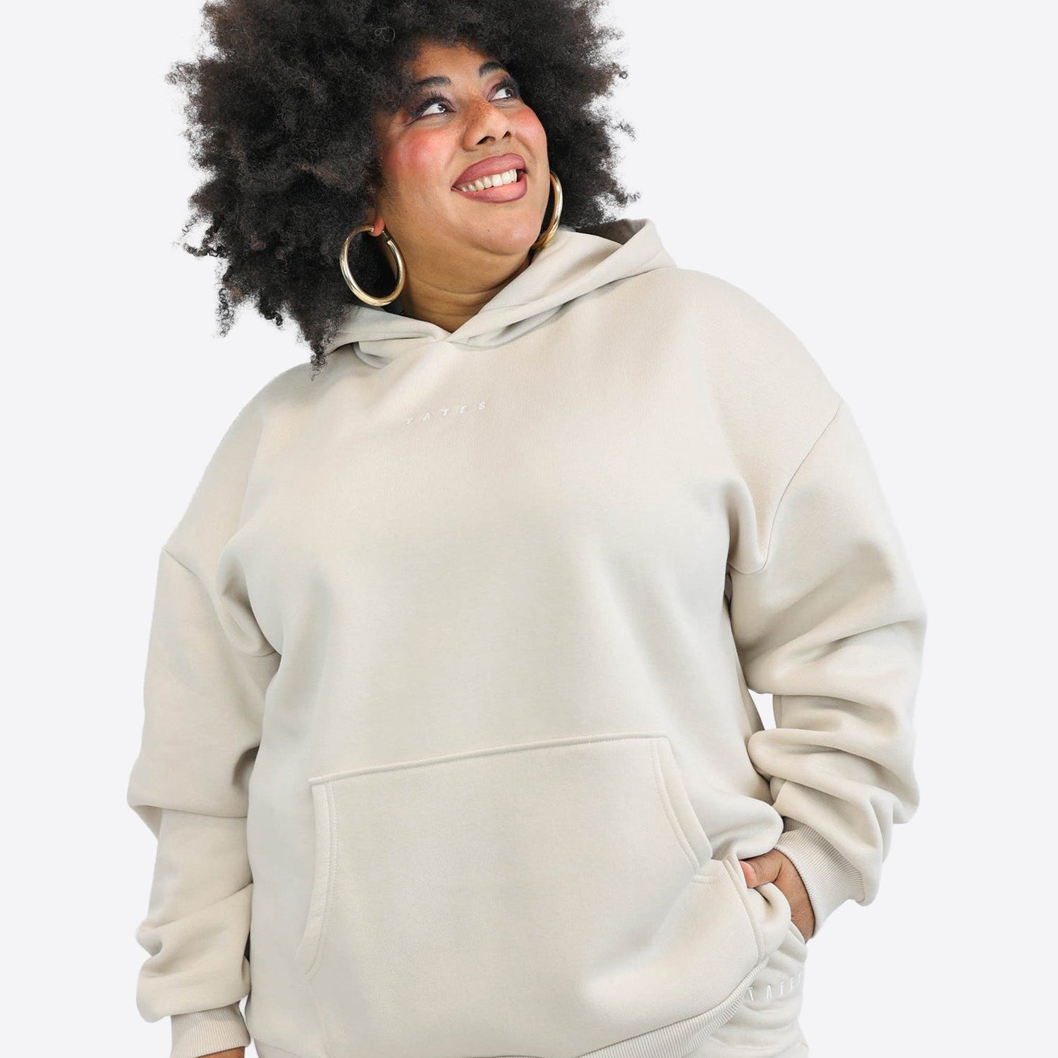 Original Wide Waistband Hoodie 2.0 – Beige