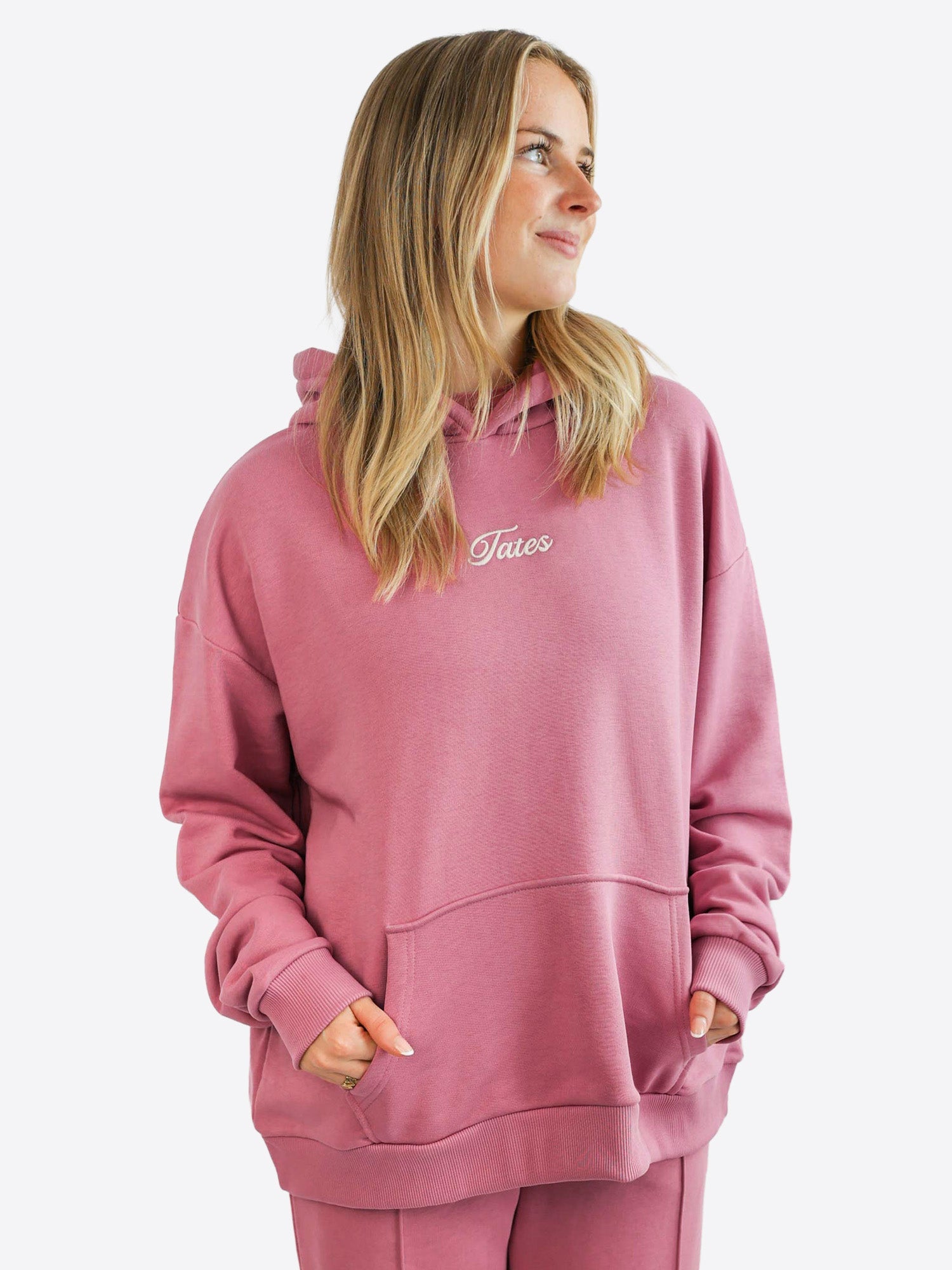 Original Light Wide Waistband Hoodie – Rouge