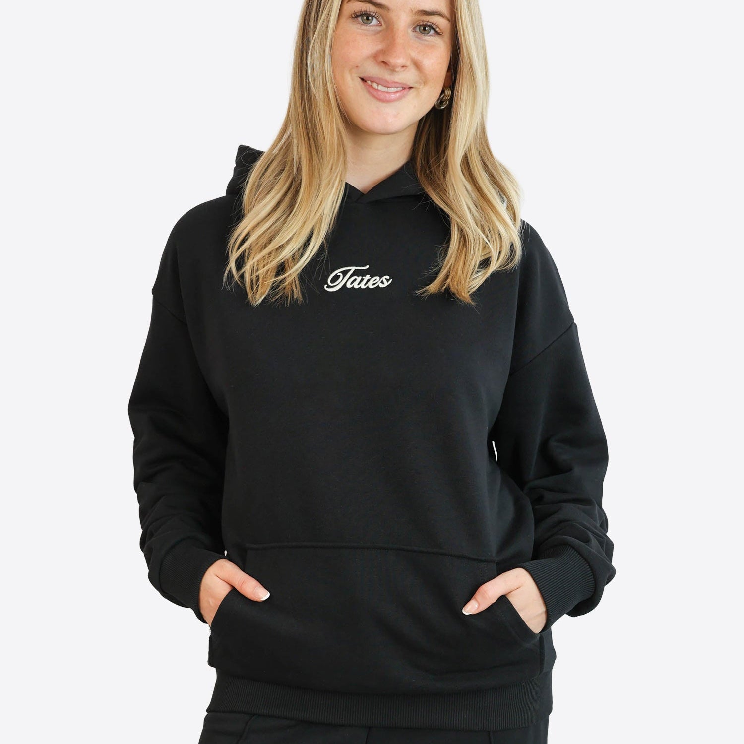 Light Regular Waistband Hoodie – Schwarz