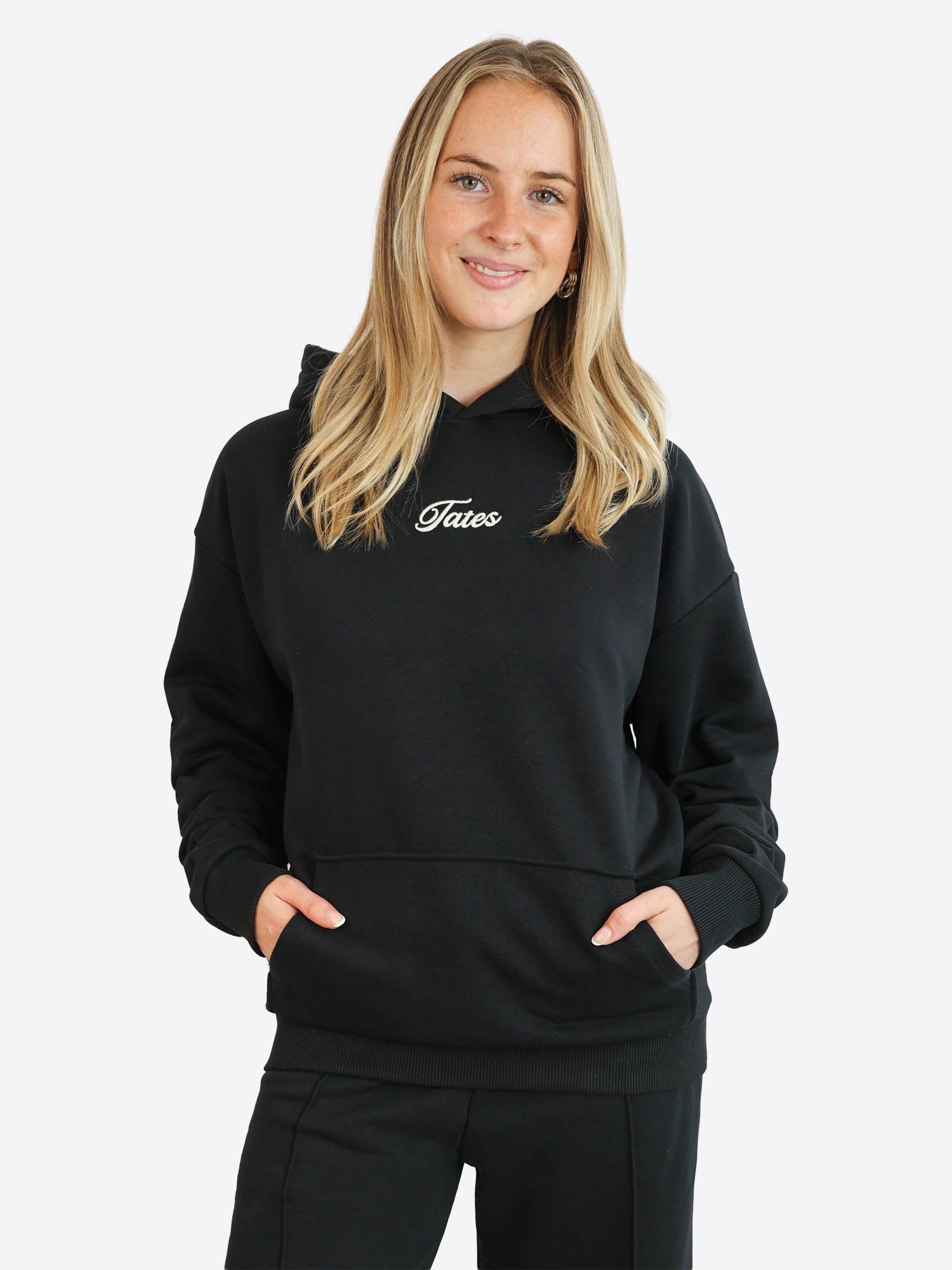 Light Regular Waistband Hoodie – Schwarz