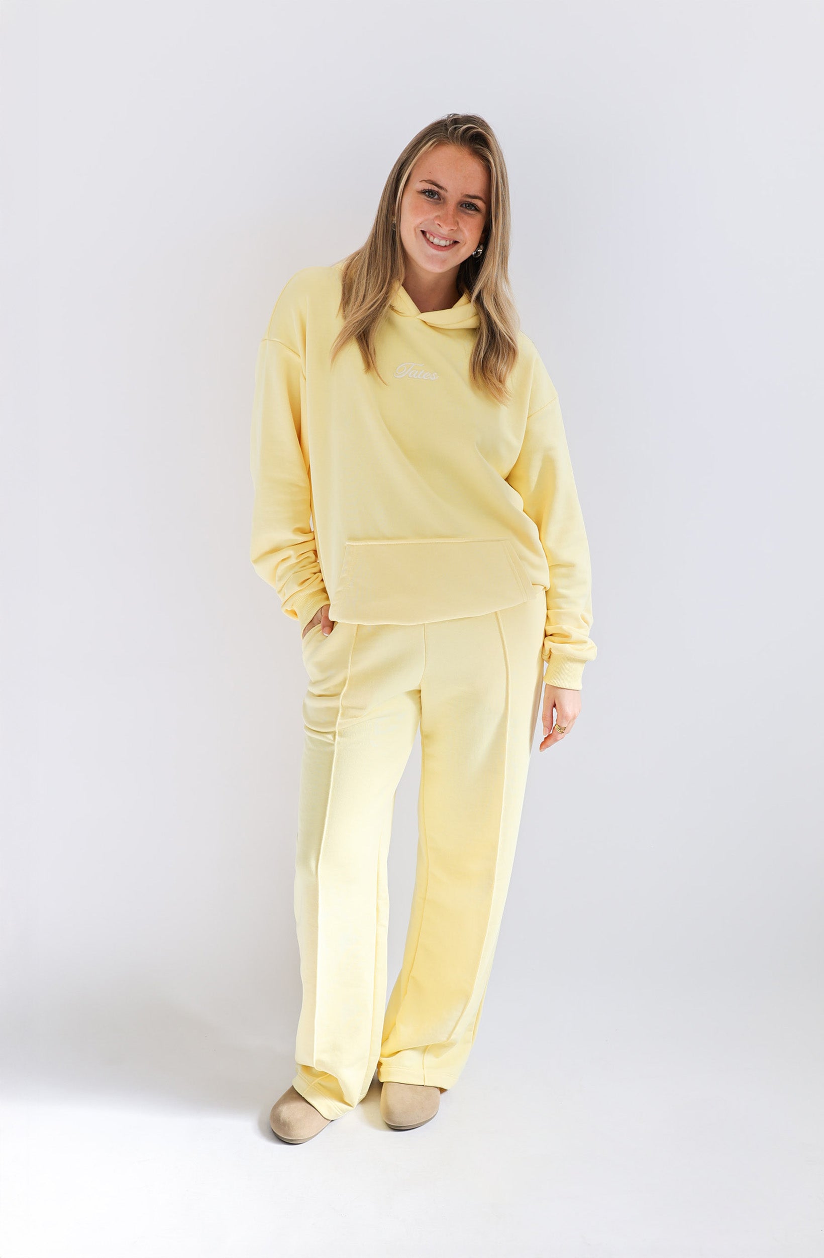 Light Regular Waistband Hoodie – Butter Yellow