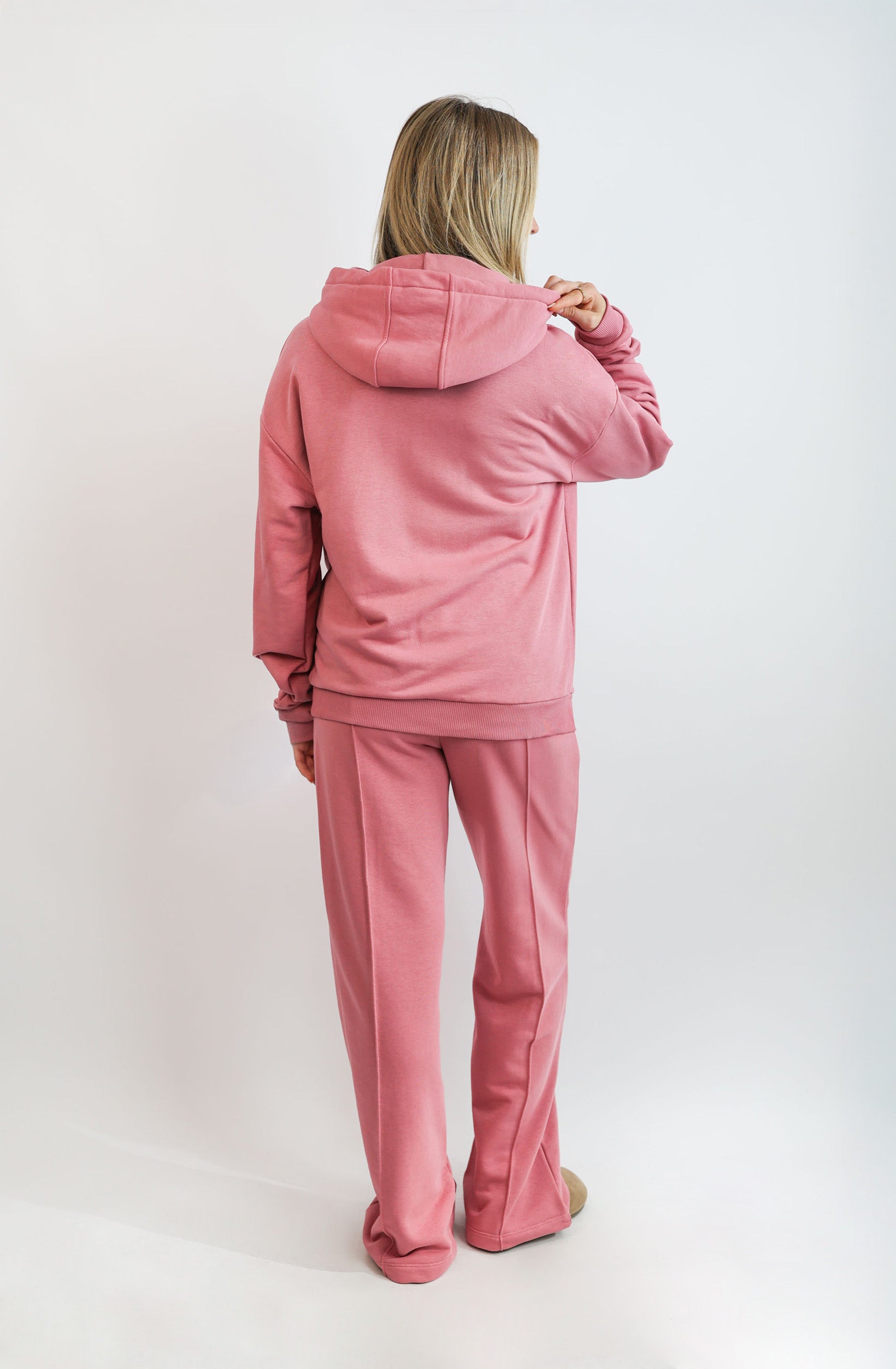 Light Regular Waistband Hoodie – Rouge