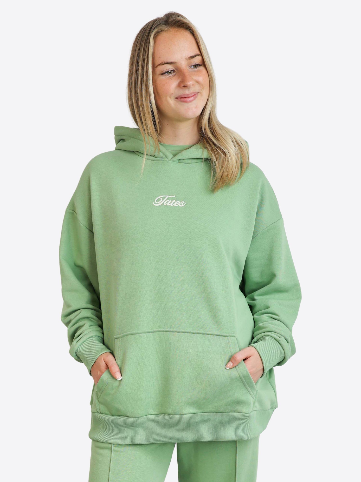 Original Light Wide Waistband Hoodie – Matcha