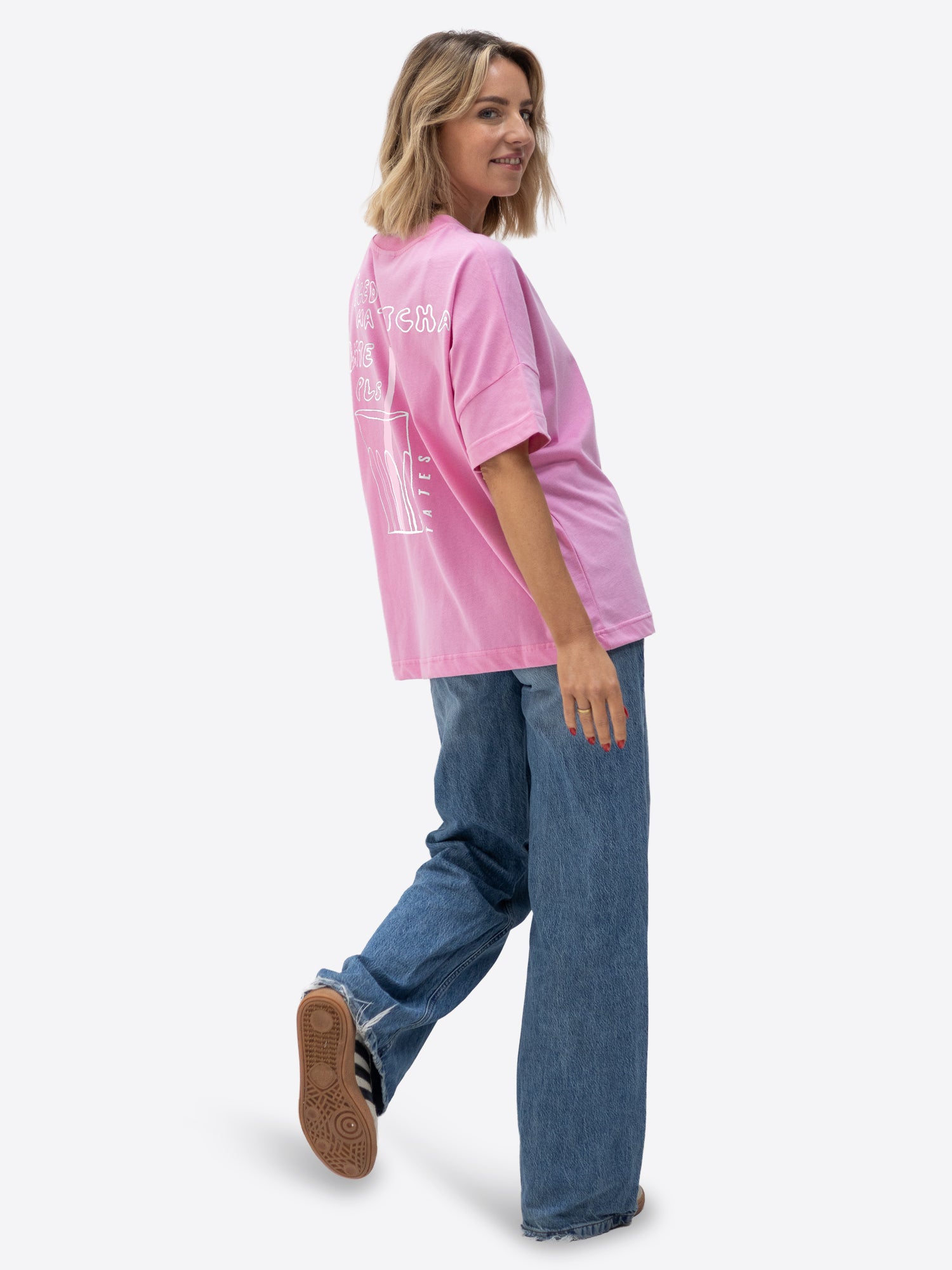 Soft Touch T-Shirt "Iced matcha latte pls"