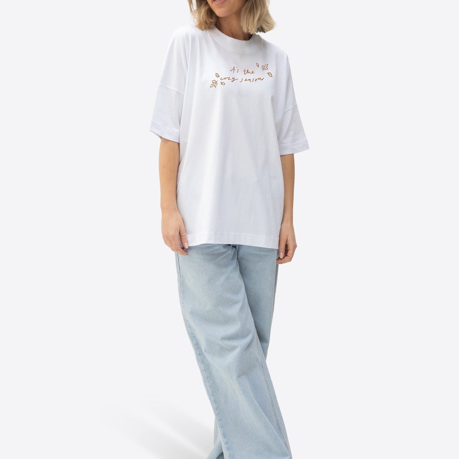 T-Shirt "Cozy Season" – White
