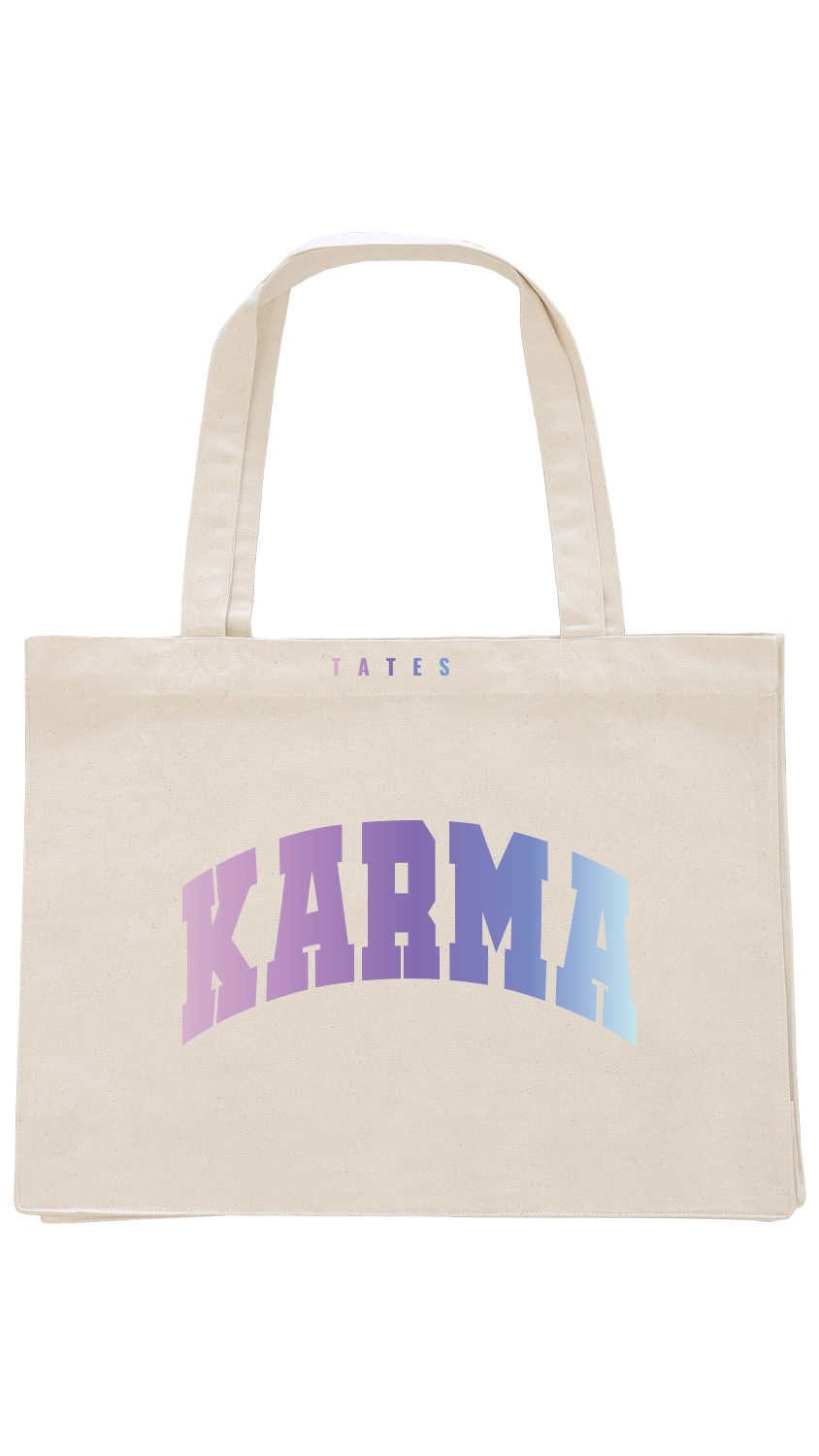 Shopping bag "Karma" - natural raw