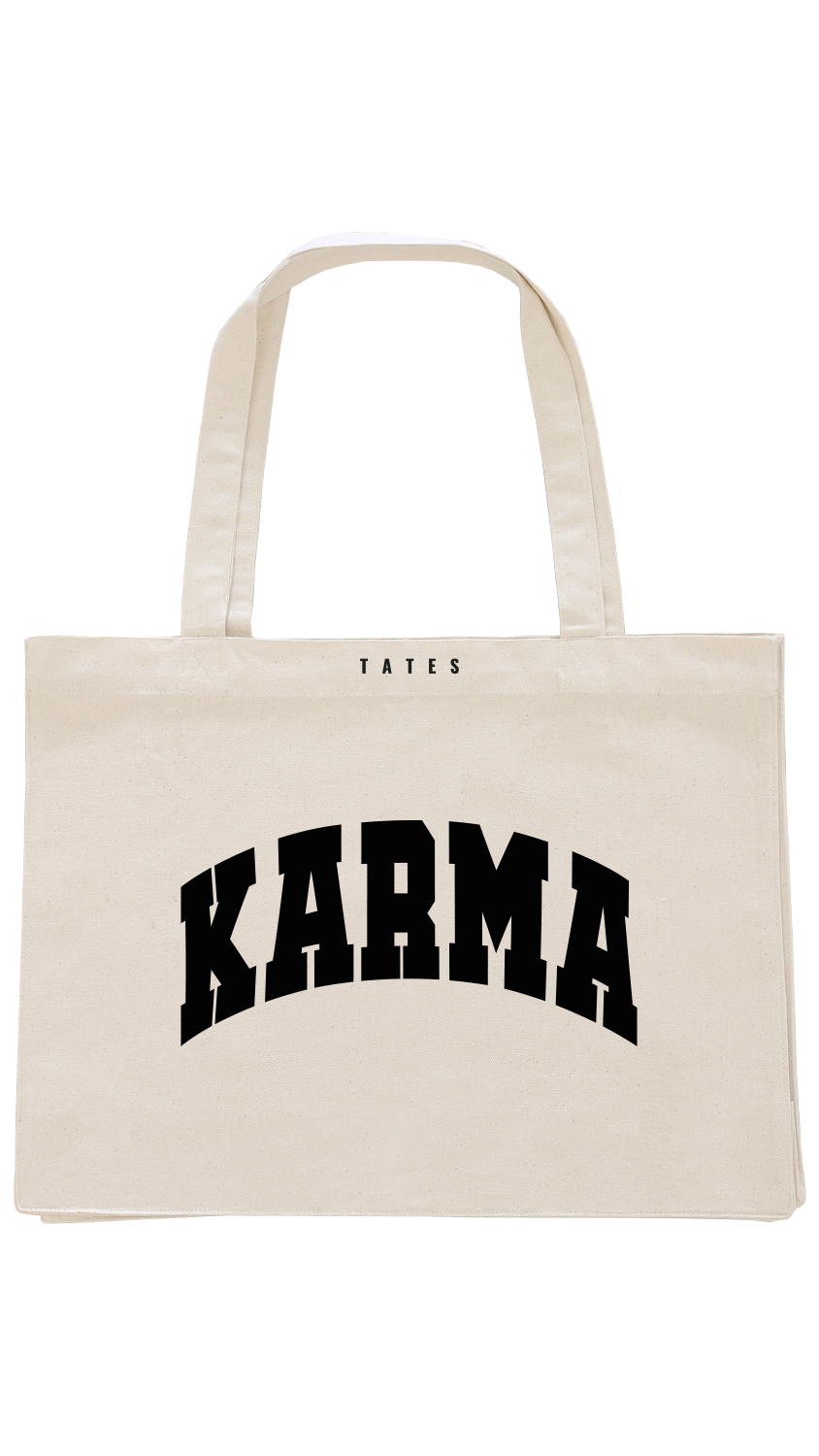 Shopping bag "Karma" - natural raw