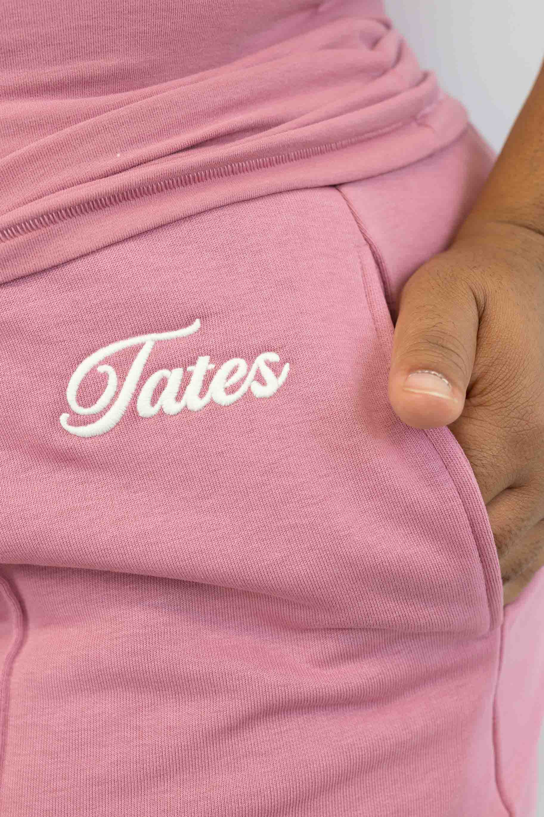 Light Jogginghose kurz mit Biese – Rouge