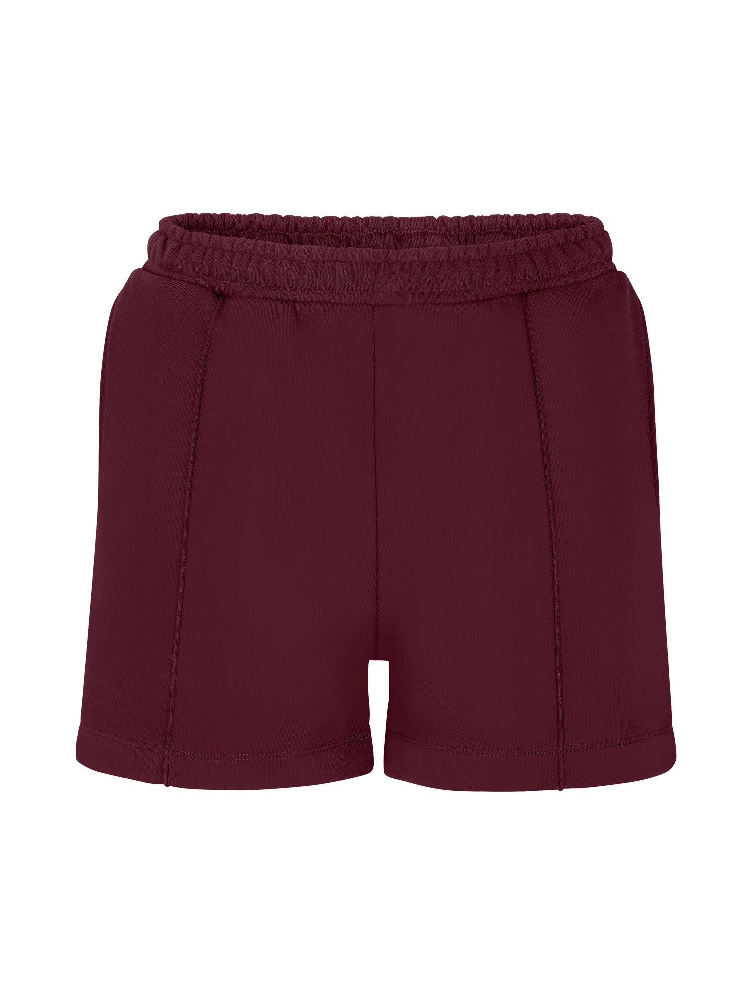 Light Jogginghose kurz mit Biese – Plum