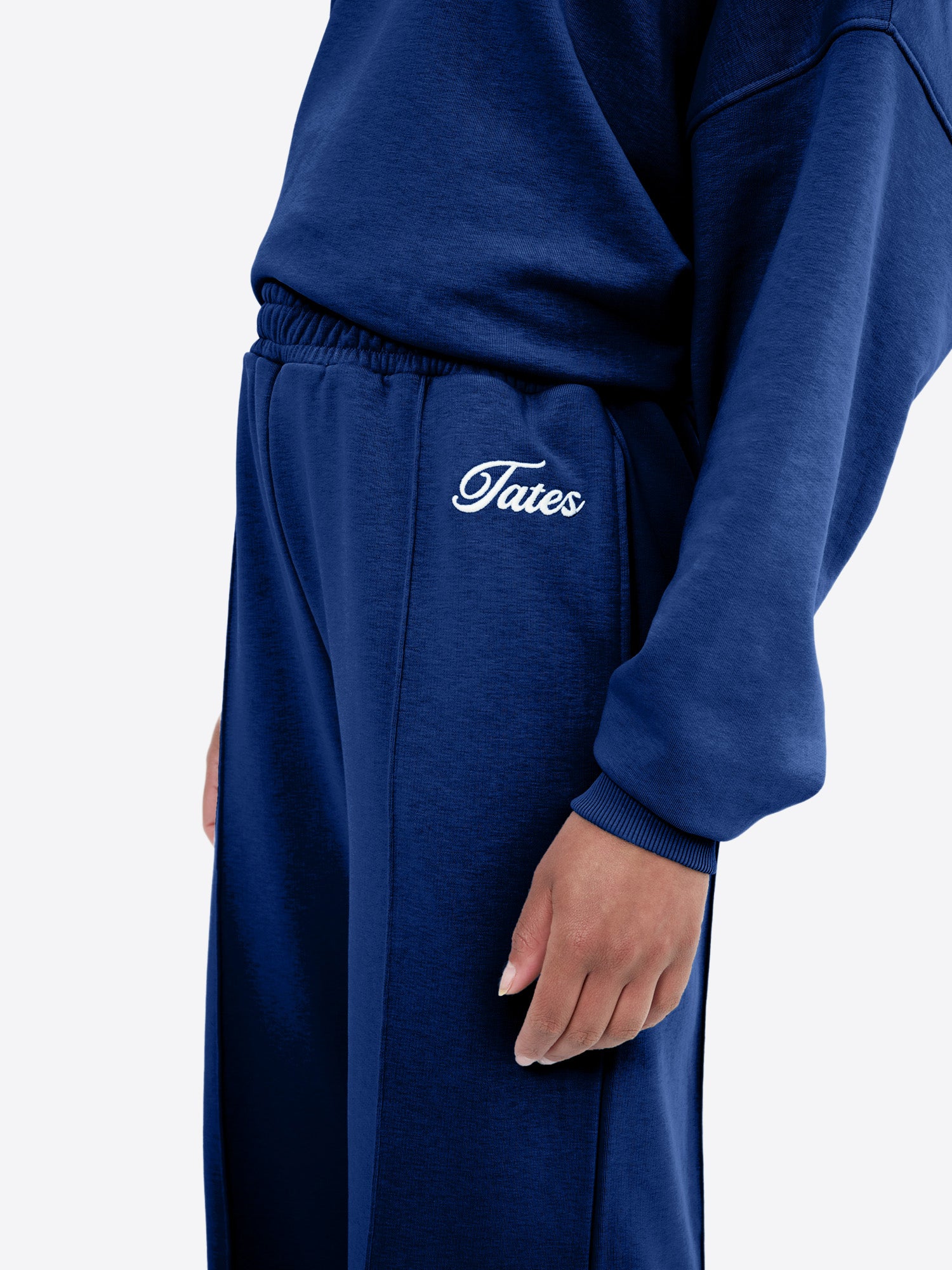 Light Jogginghose mit Biese – Navy