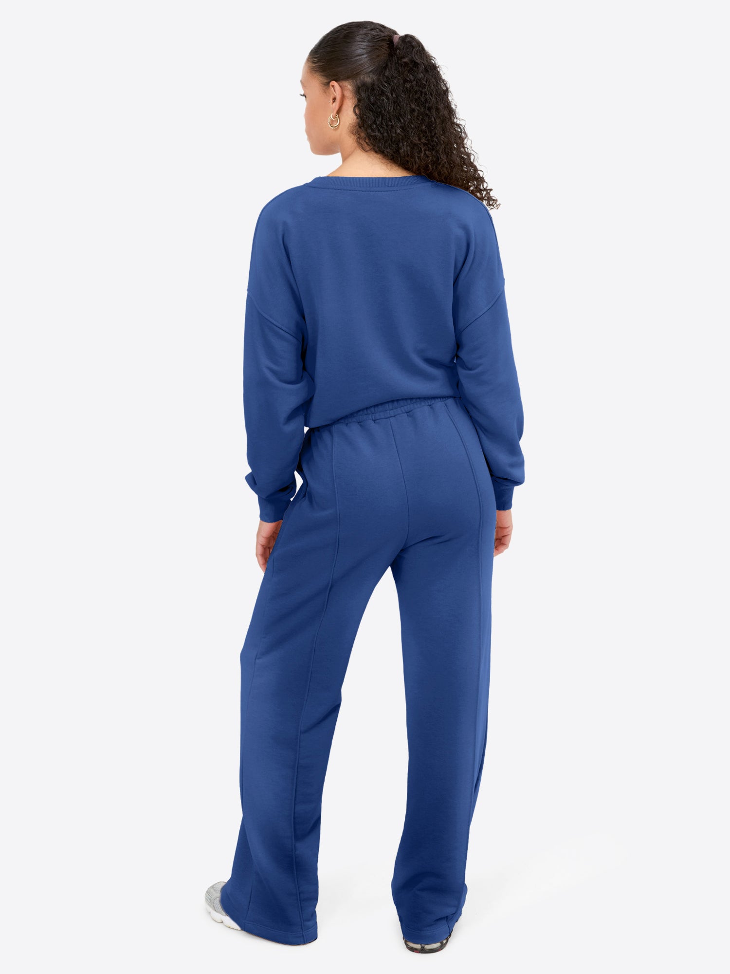 Light Jogginghose mit Biese – Navy