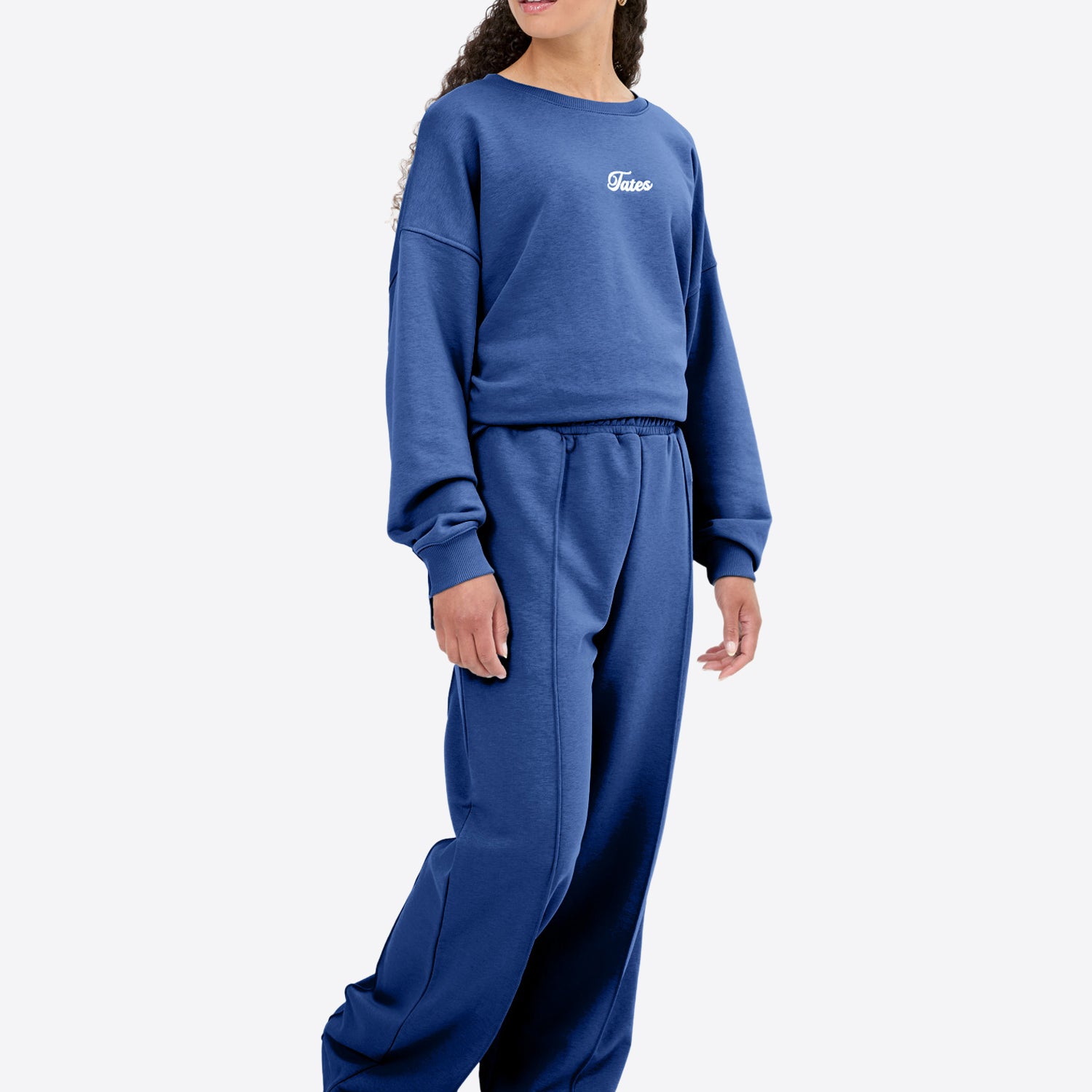 Light Jogginghose mit Biese – Navy